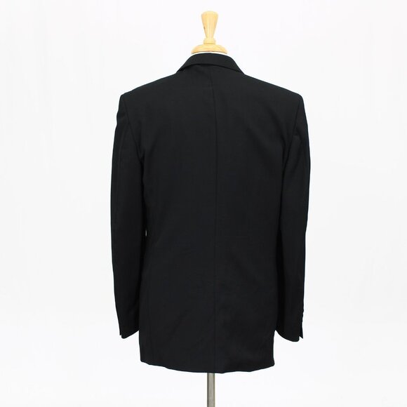 Jones New York 40L Black Solid 3-Button Sport Coat Blazer Jacket B781 - Picture 7 of 11